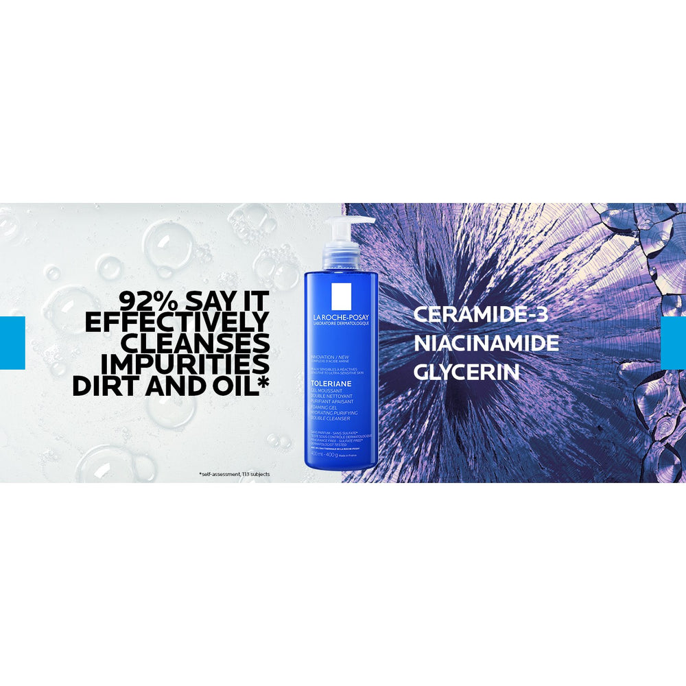 La Roche-Posay Toleriane Foaming Gel Face Cleanser 400ml