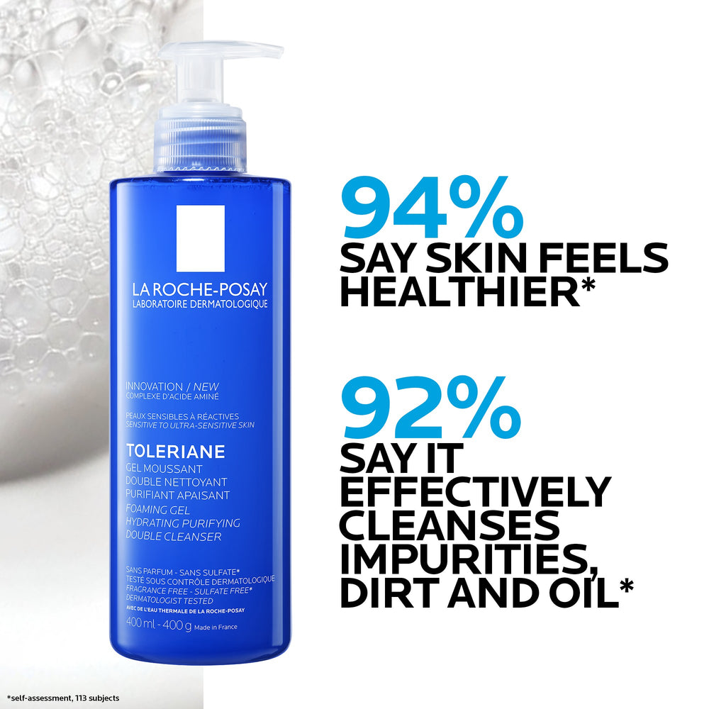 La Roche-Posay Toleriane Foaming Gel Face Cleanser 400ml