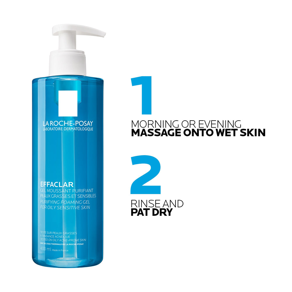 La Roche-Posay Effaclar Foaming Gel Cleanser 400ml