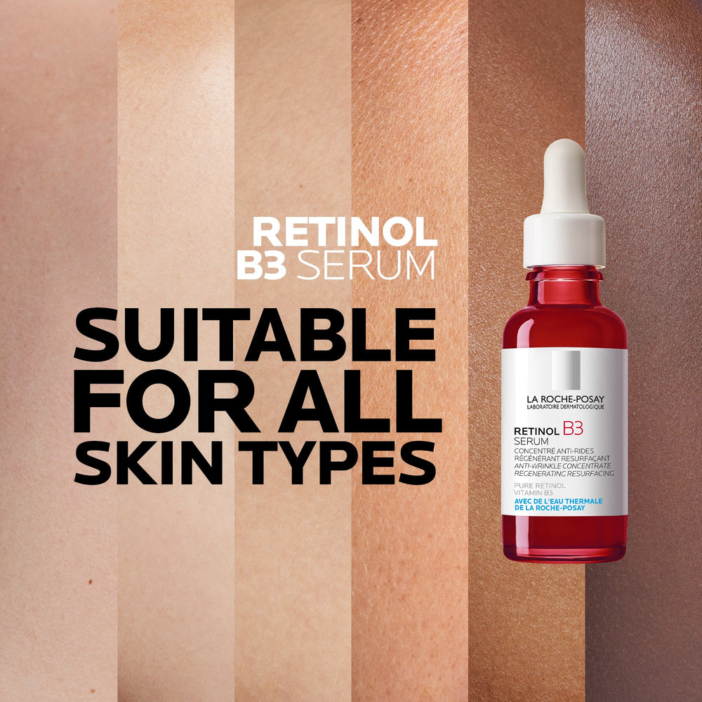 La Roche-Posay Retinol B3 Anti-wrinkle Anti-Ageing Serum With Retinol And Vitamin B3 Suitable For Sensitive Skin 30ml