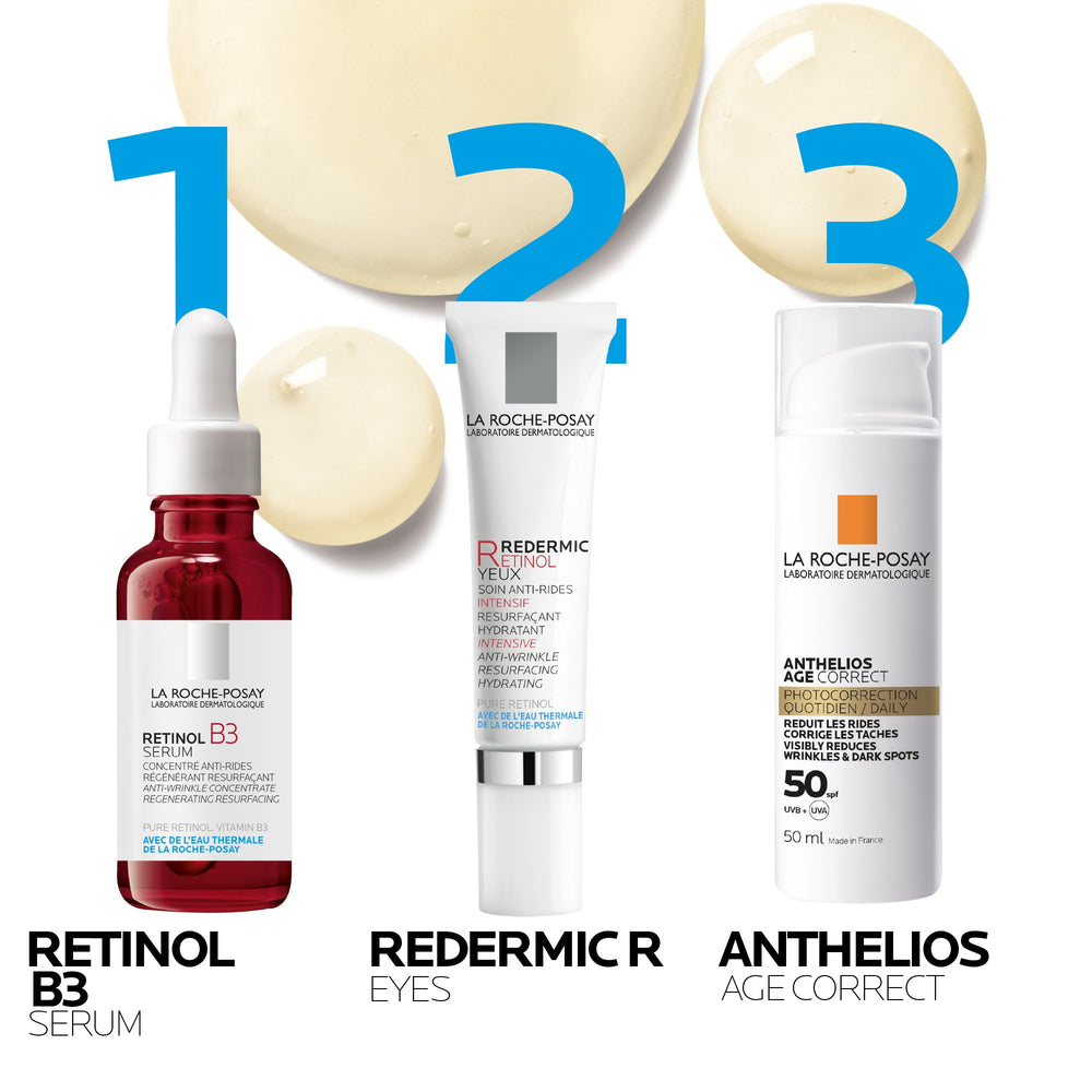 La Roche-Posay Retinol B3 Anti-wrinkle Anti-Ageing Serum With Retinol And Vitamin B3 Suitable For Sensitive Skin 30ml