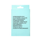 Light blue card with black text on a white background