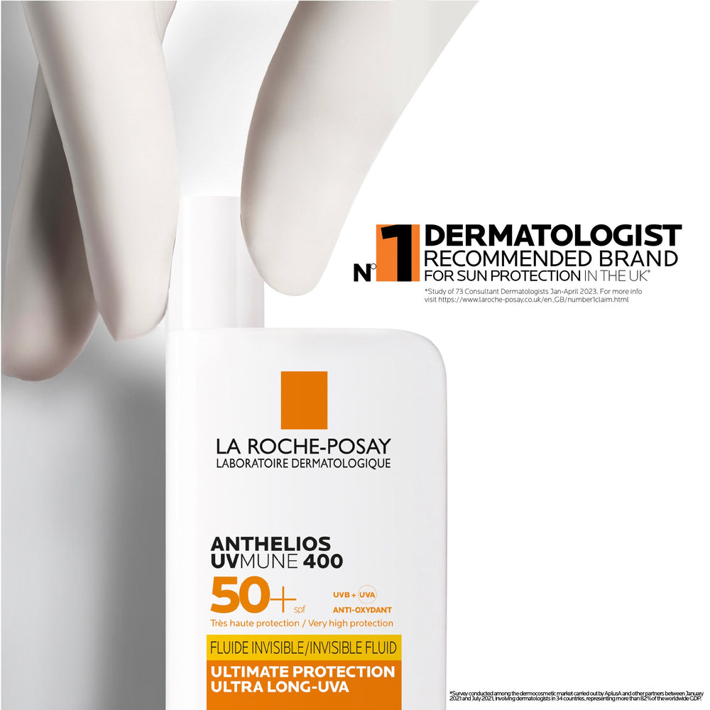 La Roche-Posay Anthelios UVMune 400 Invisible Fluid Non-Perfumed Suncream SPF50+ 50ml