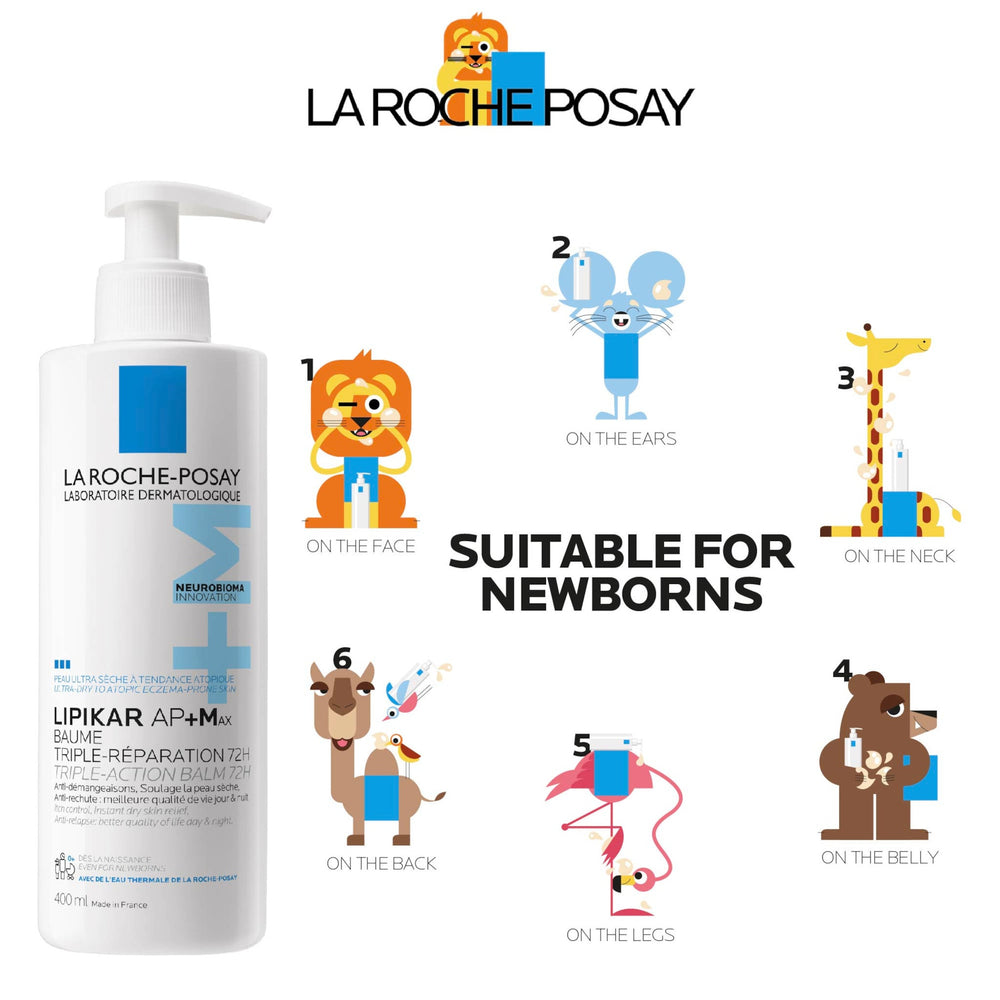 La Roche-Posay Lipikar AP+MAX Triple-Action Balm 400ml Bath & Body