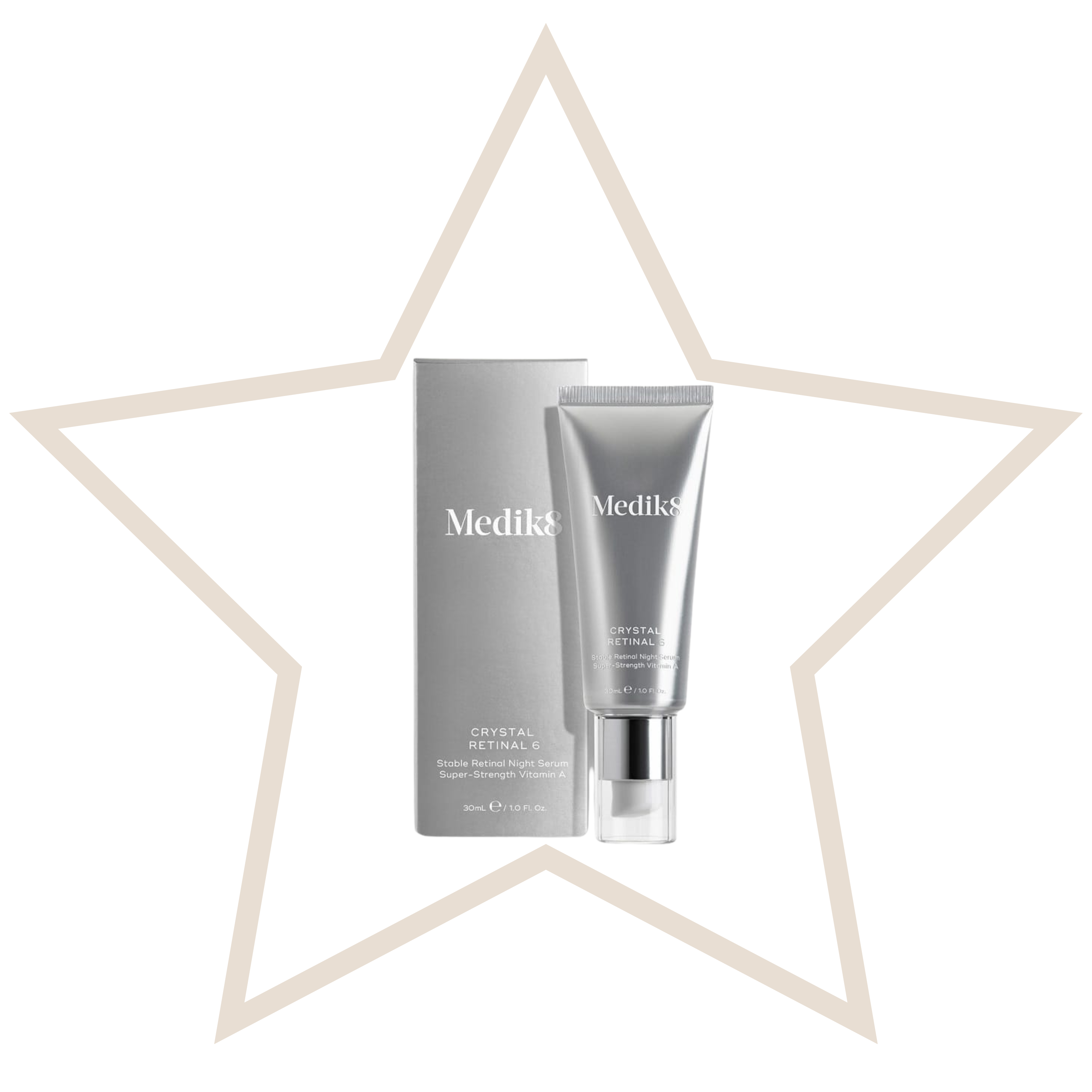 Medik8 skincare product with packaging on a white background