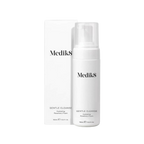 Medik8 gentle clease foaming cleanser, hydrating, ultra-gentle foaming formula, very mild, sensitive skin-friendly cleansing agents, remove daily impurities, leaves skin comfortable, pH balanced, suitable for sensitive skin, refreshed, soft, white plastic pump bottle, white box packaging