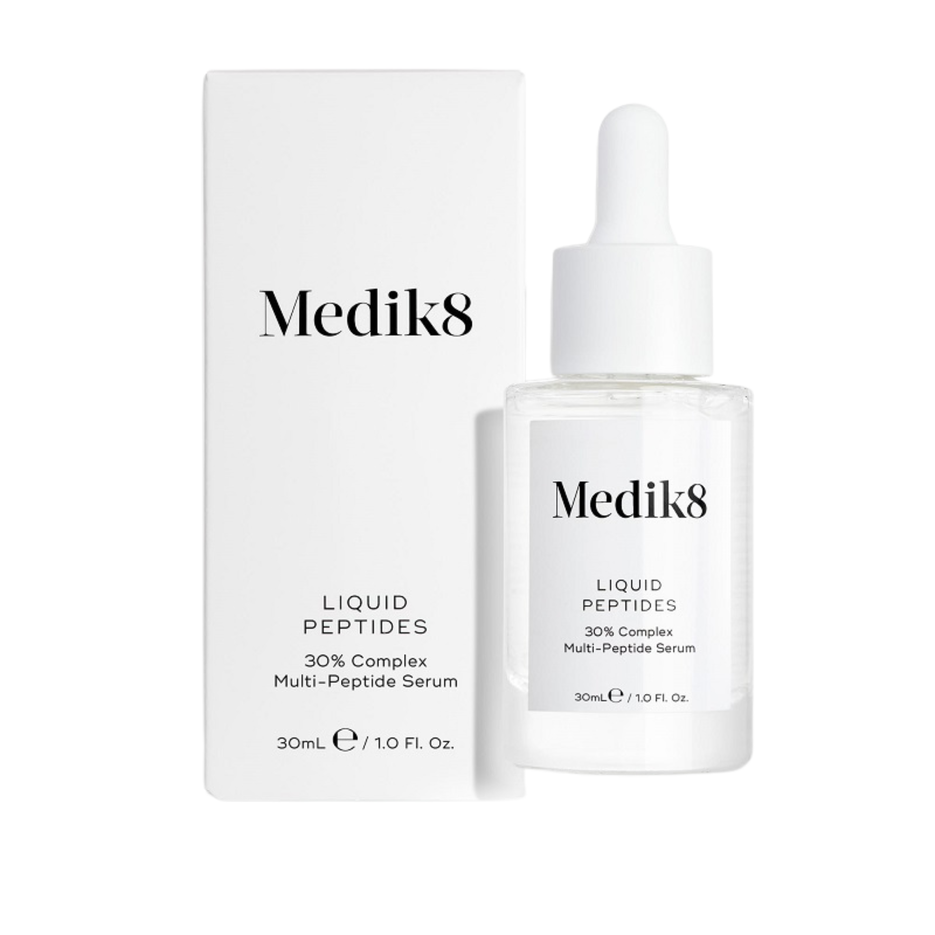 Medik8 Liquid Peptides serum bottle and packaging 