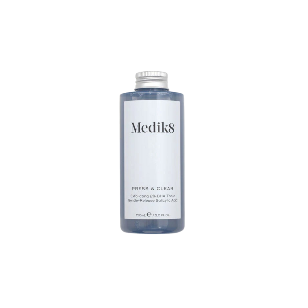 press and clear refill medik8 bottle