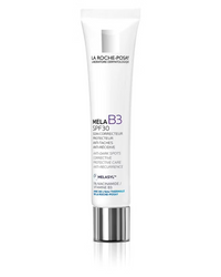 La Roche-Posay Mela B3 SPF30 skincare tube on a white background