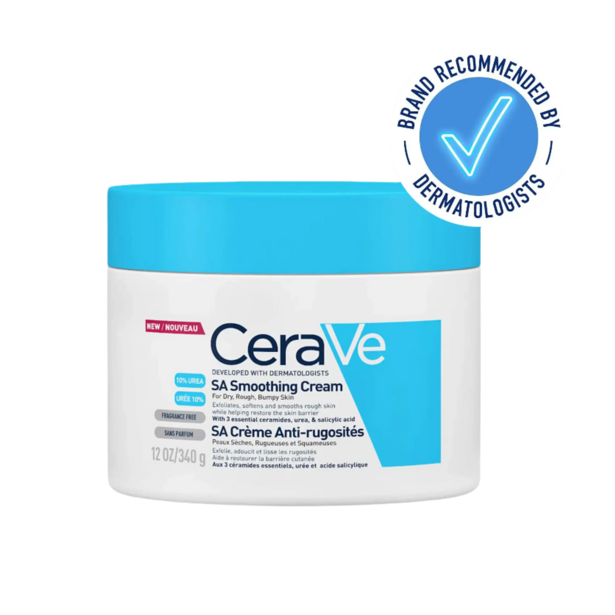 CeraVe SA Smoothing Cream Pot 340g