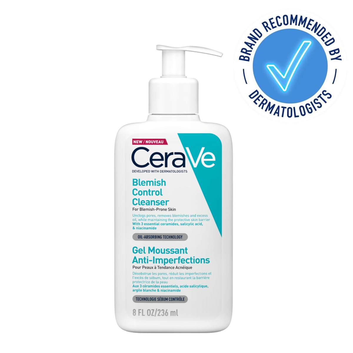 CeraVe Blemish Control Cleanser 236ml – product packshot