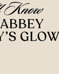 Promotional image for The Skin Bay featuring Abbey Clancy with text about her glow.