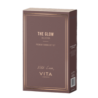 Vita Liberata 'The Glow' and 'Vita' branding on a white background