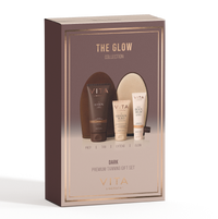Vita Liberata The Glow' tanning set packaging on a white background