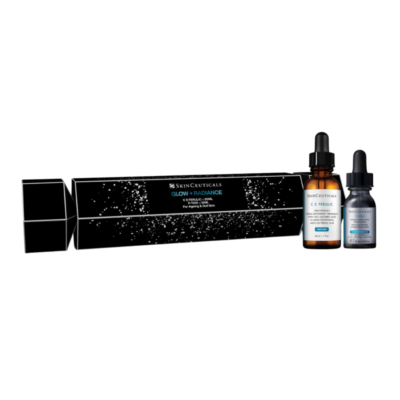 SkinCeuticals Glow + Radiance CE Ferulic 30ml + P‑TIOX 15ml Christmas Cracker Bundle