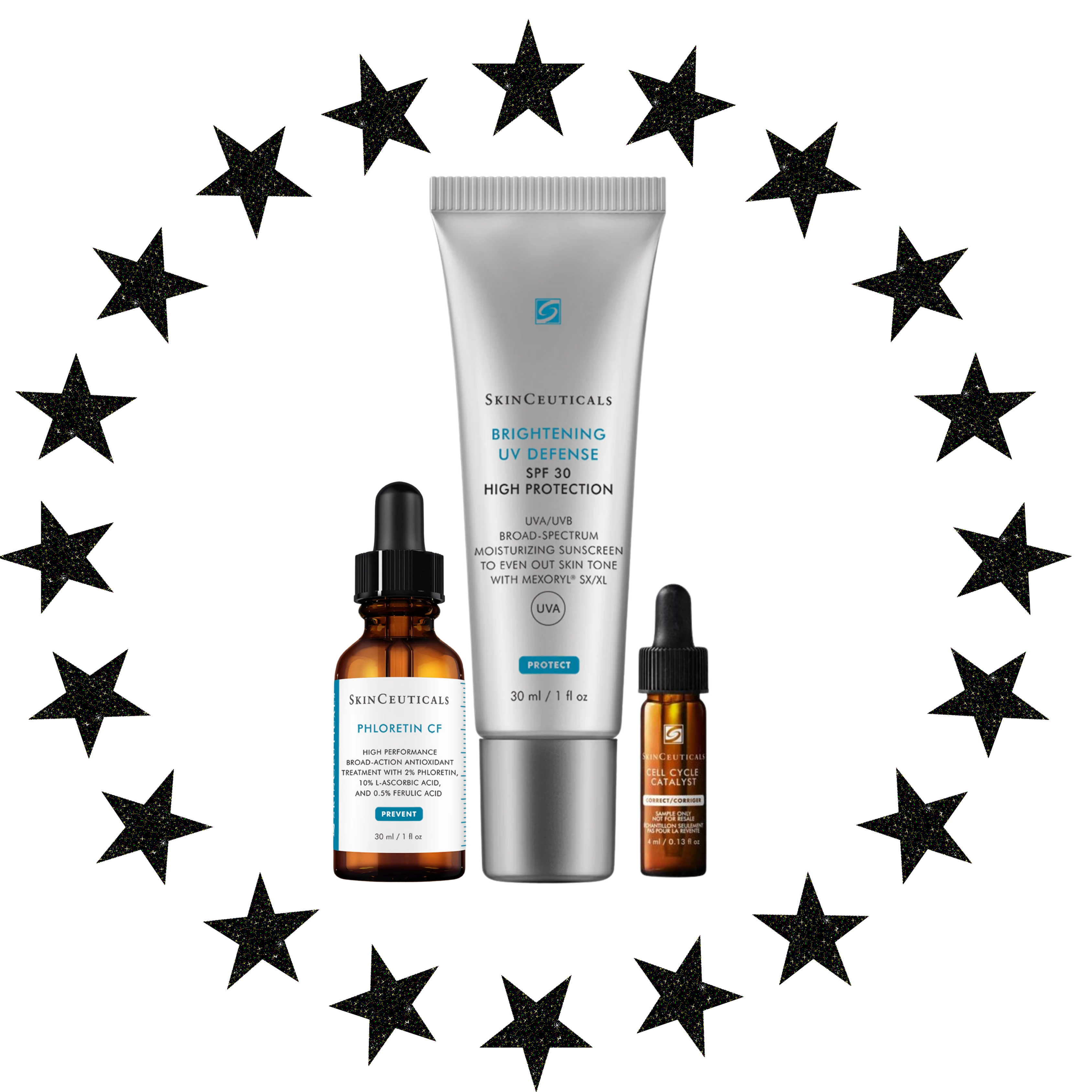 Skinceuticals_Depigmenting_Phloretin_CF_30ml__Brightening_UV_Defense_SPF_30__Cell_Cycle_Catalyst_4ml_Bundle