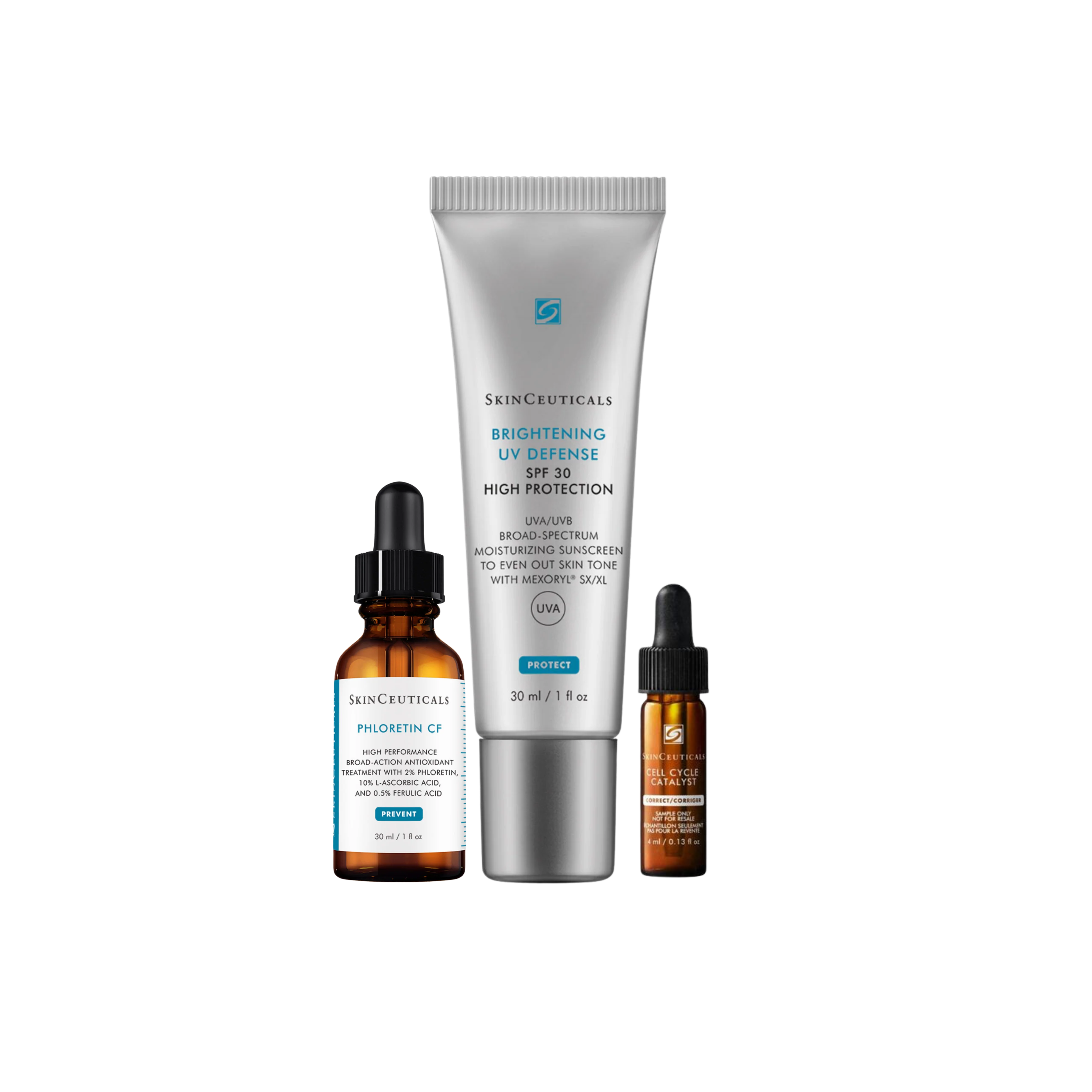 Skinceuticals_Depigmenting_Phloretin_CF_30ml__Brightening_UV_Defense_SPF_30__Cell_Cycle_Catalyst_4ml_Bundle