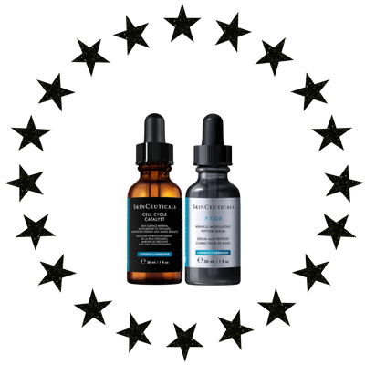 Skinceuticals Glass Skin Power Pair Cell Cycle Catalyst 30ml and P-Tiox 30ml