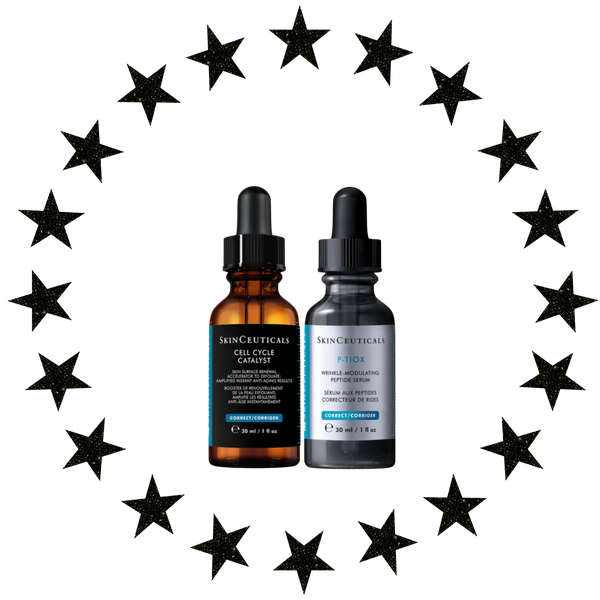 Skinceuticals Glass Skin Power Pair Cell Cycle Catalyst 30ml and P-Tiox 30ml