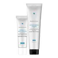SkinCeuticals Glycolic Renew Glycolic Renewal Cleanser 150ml + Glycolic 10 Renew Overnight 50ml Bundle