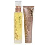 VOYA Land of Resilience Bodycare Recovery Duo, Feel the Heat Body Warming Gel (100ml), Serenergise Rejuvenating Body Oil (100ml)