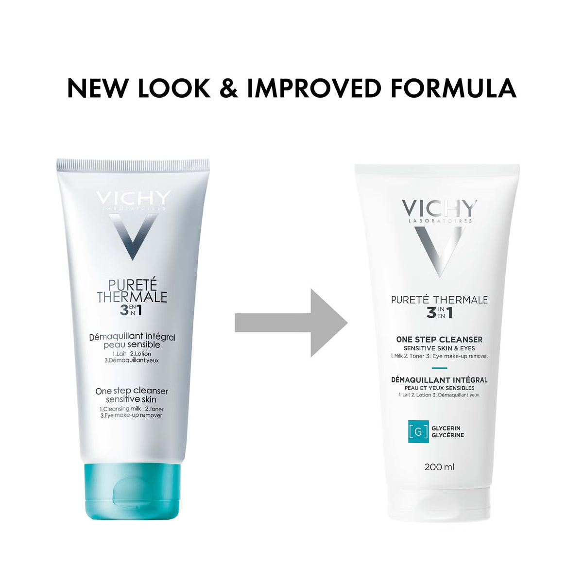 Vichy Pureté Thermale 3 in 1 Step One Cleanser 200ml