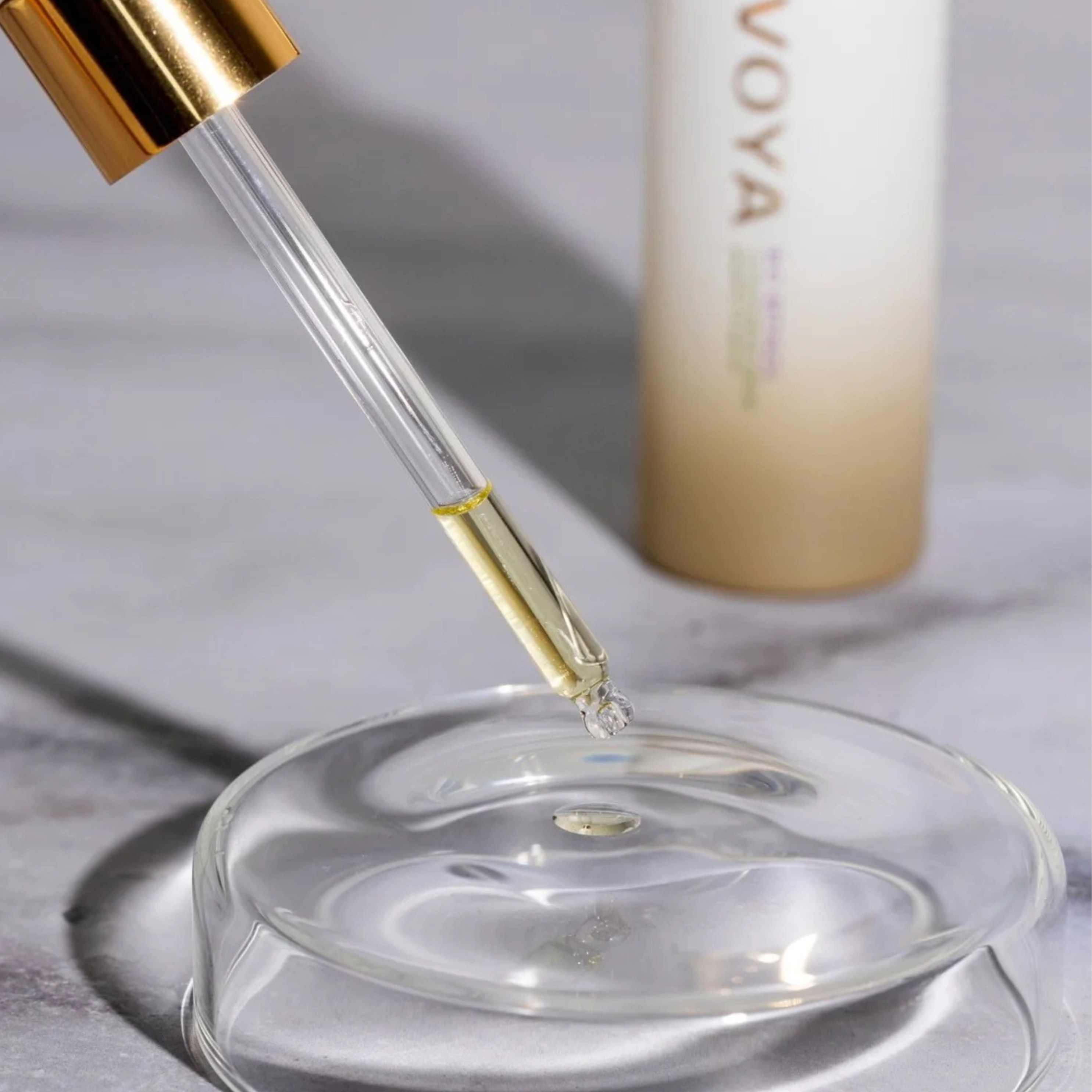 VOYA Bio Retinol Concentrate Serum 30 ml skincare product with dropper on a light background