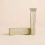 voya bright eyes eye cream in gold tube packaging with screw top