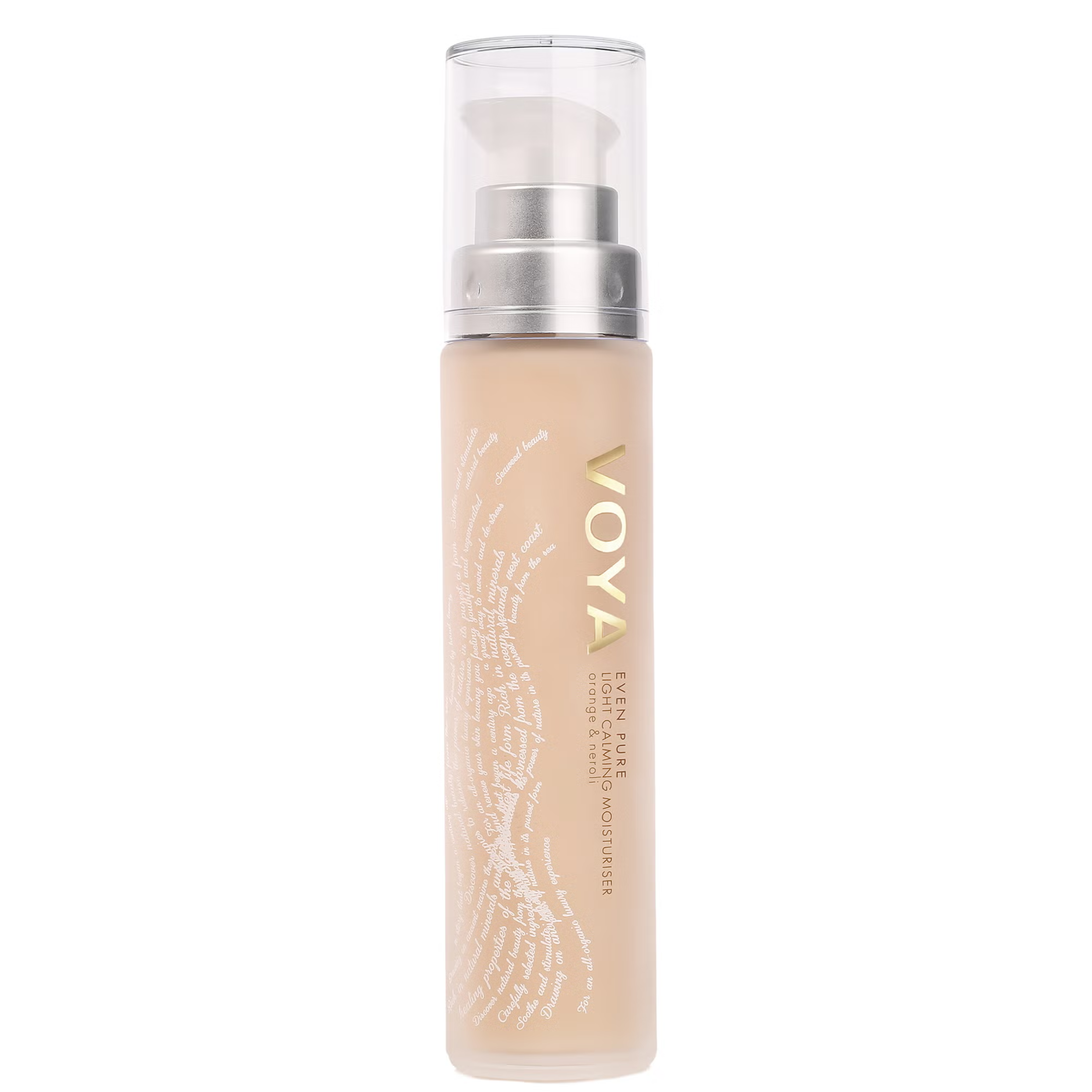 Voya Even Pure Light Calming Moisturiser in glass bottle 