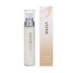 Voya Even Pure Light Calming Moisturiser in glass bottle standing next to its box