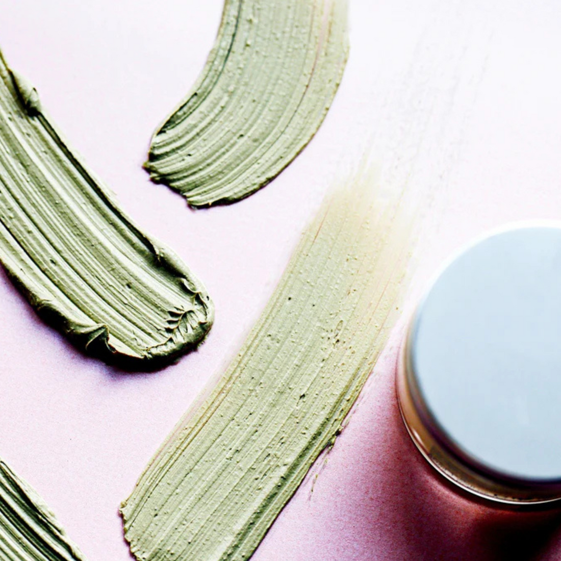 Voya Get Glowing Illuminating Clay Mask in glass jar with lid