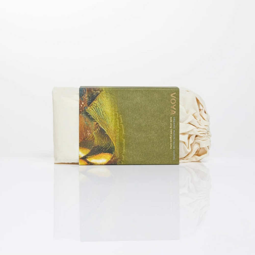 VOYA Organic Facial Cloths X3 VOYA