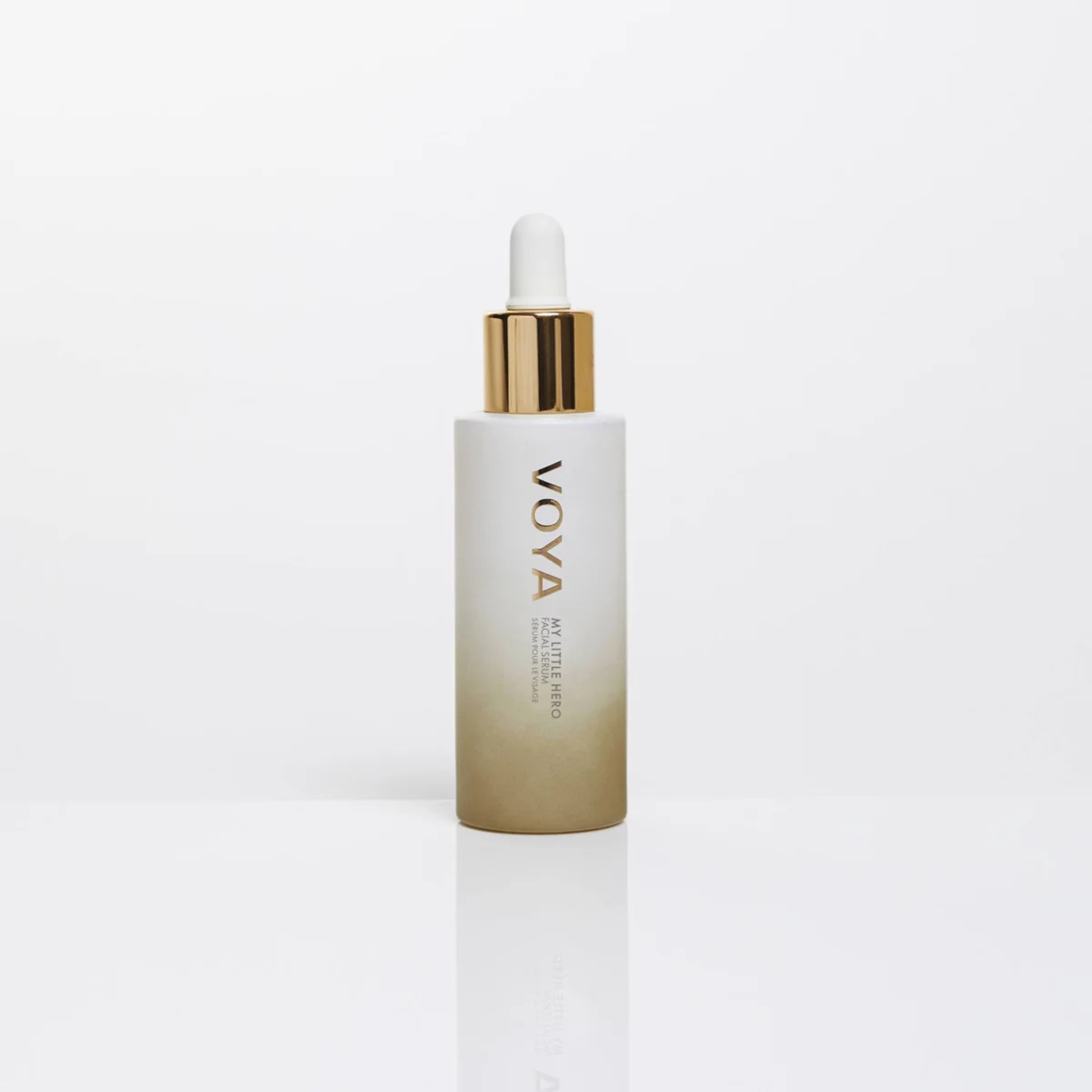 voya my little hero facial serum in ombre pipette bottle 