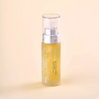 Voya My Little Hero Facial Serum in glass bottle with pump and clear plastic lid