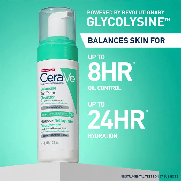 CeraVe Balancing Air Foam Cleanser – texture view