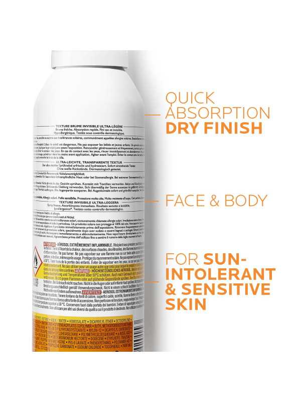 La Roche-Posay Anthelios Body Mist SPF50+ 200ml