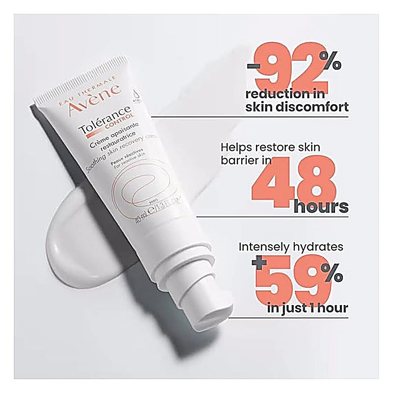 Avène Tolérance Control Recovery Cream 40ml — packaging detail