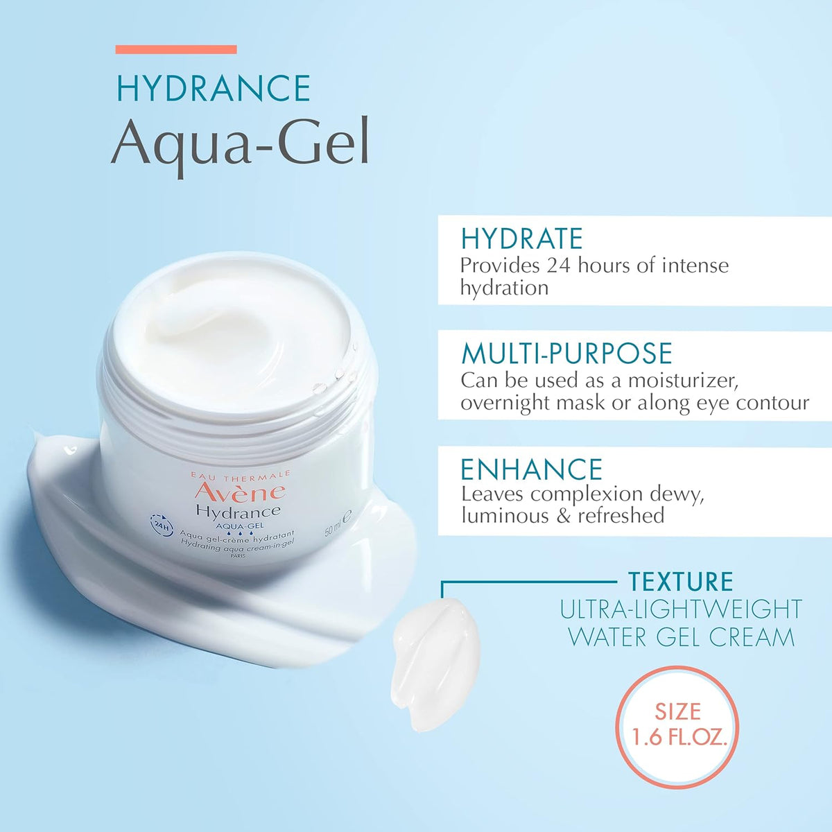 Avène Hydrance Aqua Gel 50ml