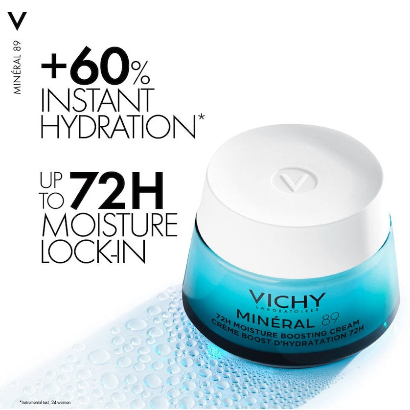 VICHY Minéral 89 72H Moisture Boosting Day Cream for Normal Skin 50ml