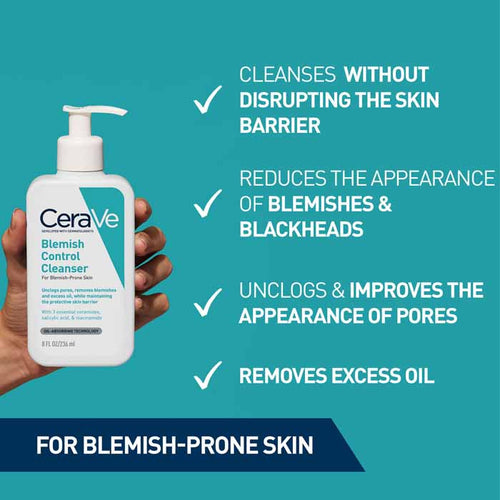 CeraVe Blemish Control Cleanser 236ml – ingredients view