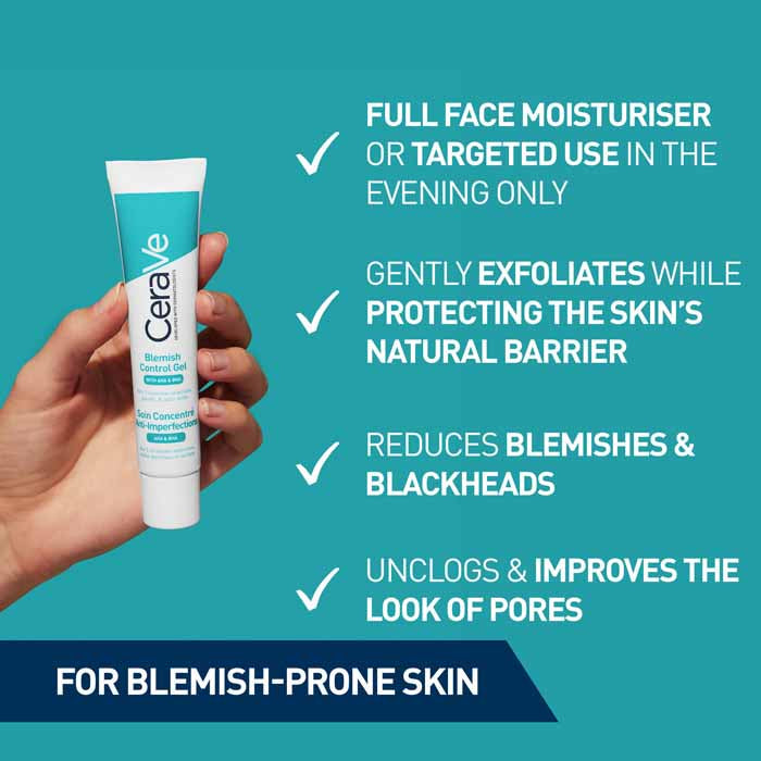 CeraVe Blemish Control Gel 40ml – ingredients view