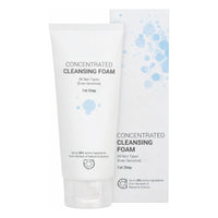 Step two, the Concentrated Cleansing Foam deep-cleans without stripping.