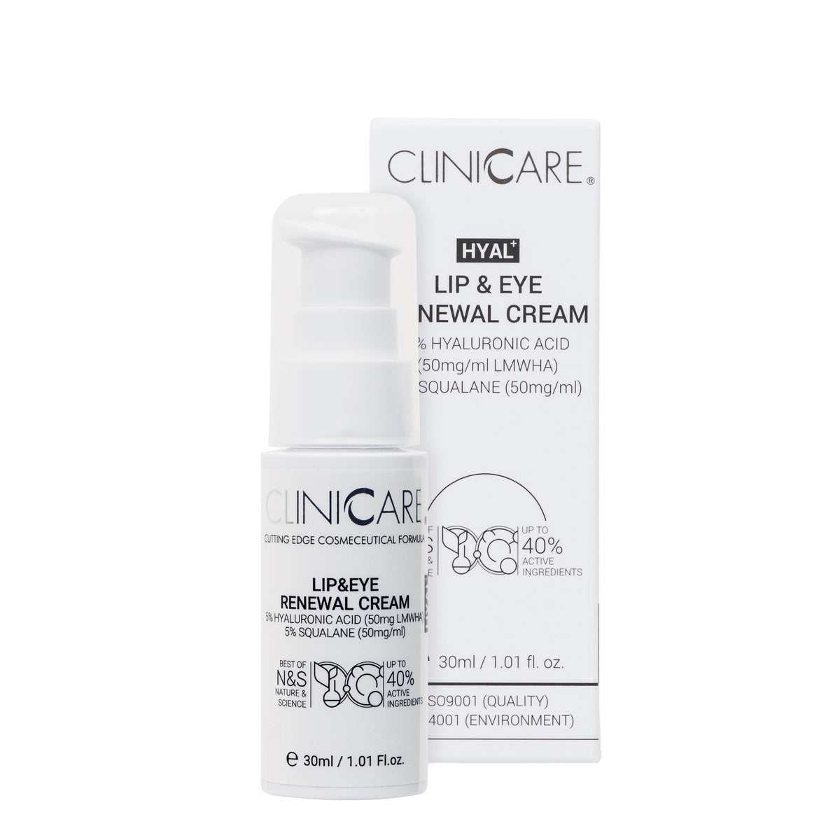 ClinicCare Lip & Eye Renewal Cream 30ml