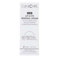 ClinicCare Lip & Eye Renewal Cream 30ml