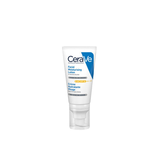 theskinbay.co.uk CeraVe AM Facial Moisturising Lotion SPF 50 52ml CeraVe Acne/Blemish Prone Dry/Dehydrated Skin face cream Hyaluronic Acid moisturiser Normal Skin Sensitive skin Skincare SPF Teenage Skin