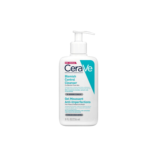 theskinbay.co.uk CeraVe Blemish Control Cleanser 236ml CeraVe Acne/Blemish Prone Cleanser & Toner Skincare