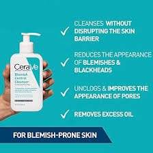 theskinbay.co.uk CeraVe Blemish Control Cleanser 236ml CeraVe Acne/Blemish Prone Cleanser & Toner Skincare