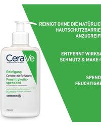 theskinbay.co.uk CeraVe Cream-to-Foam Cleanser 236ml CeraVe Cleanser & Toner Dry/Dehydrated Skin Normal Skin Sensitive skin Skincare Teenage Skin