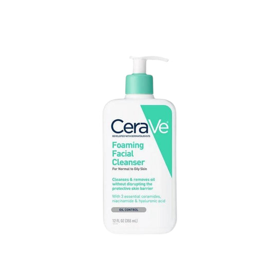 theskinbay.co.uk CeraVe Foaming Cleanser 236ml CeraVe Acne/Blemish Prone Cleanser & Toner Dry/Dehydrated Skin Normal Skin Oily Skin Skincare