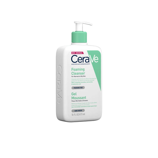 theskinbay.co.uk CeraVe Foaming Cleanser 473ml CeraVe Cleanser & Toner Normal Skin Oily Skin Sensitive skin Skincare